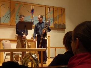 Craig Mulcahy, trombonist working with Joe Buono